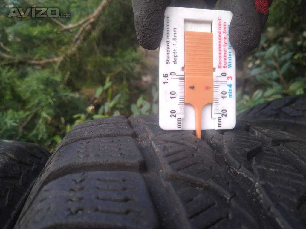 Foto inzerátu Zimní pneu 175/65 R14, 6mm na disku 4x108 (#105)
