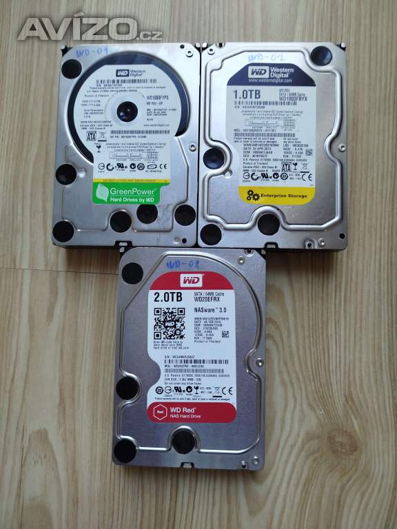 Pevné disky 1TB, 2TB, 4TB