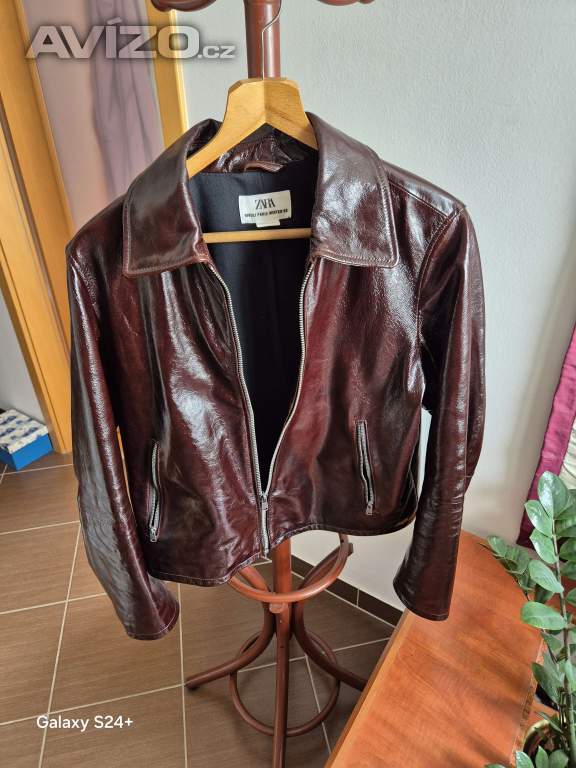 Prodám luxusní koženou novou bundu