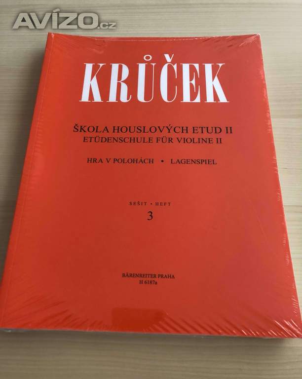 Prodám noty Krůček sešit 3 a 4
