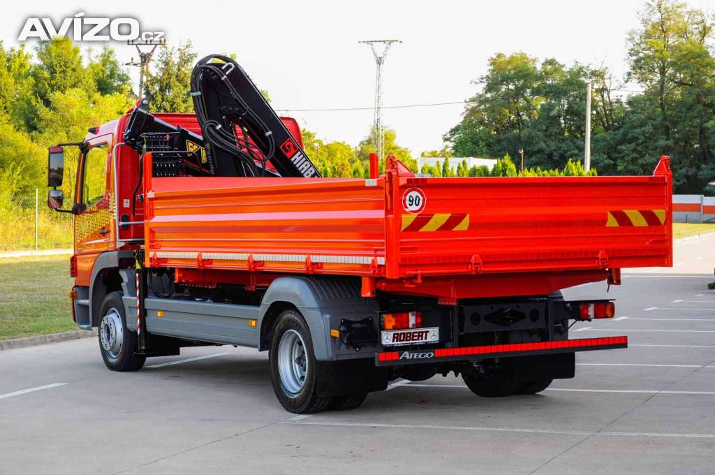 Foto inzerátu MERCEDES ATEGO 1222 TŘÍSTRANNÝ SKLÁPĚČ + HYDRAULICKÁ RUKA