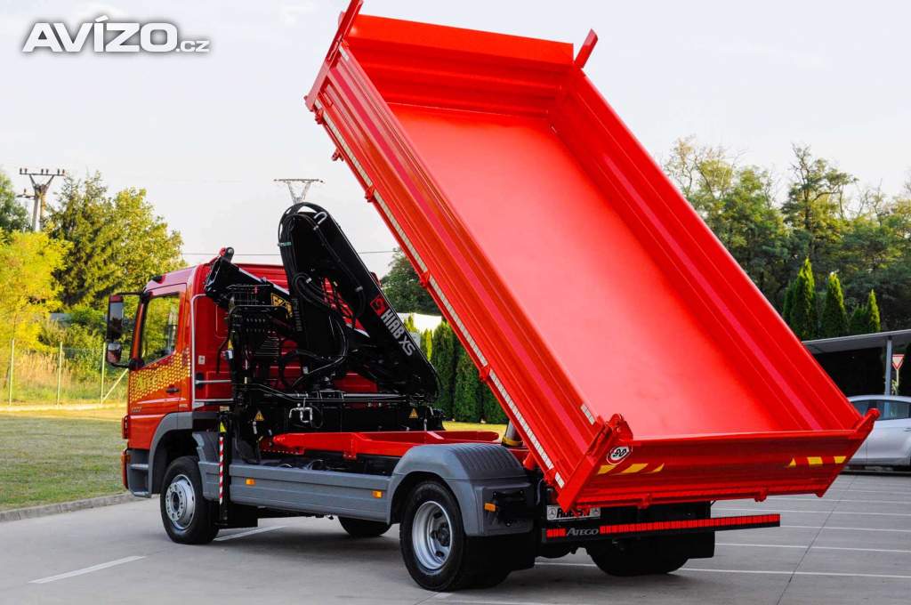 Foto inzerátu MERCEDES ATEGO 1222 TŘÍSTRANNÝ SKLÁPĚČ + HYDRAULICKÁ RUKA