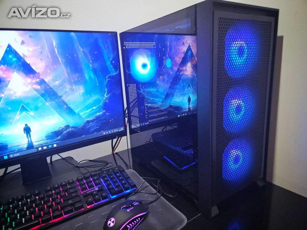 Herní PC Intel Core i5, RX580 8GB, 16GB, SSD 1TB, WIFI+BT, ARGB, ZÁRUKA