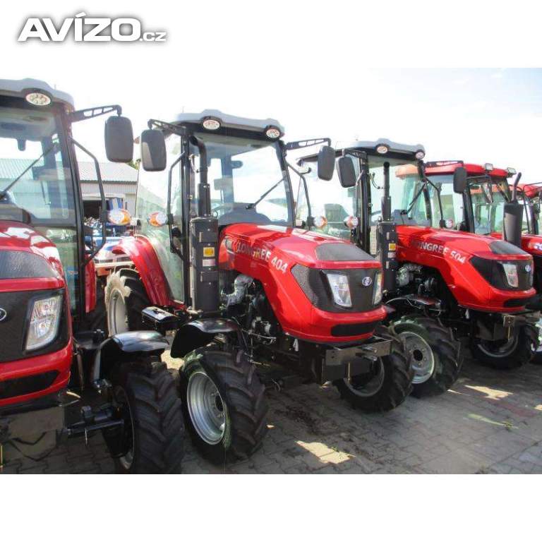 Malotraktor Longree 404 s kabinou a klimatizací