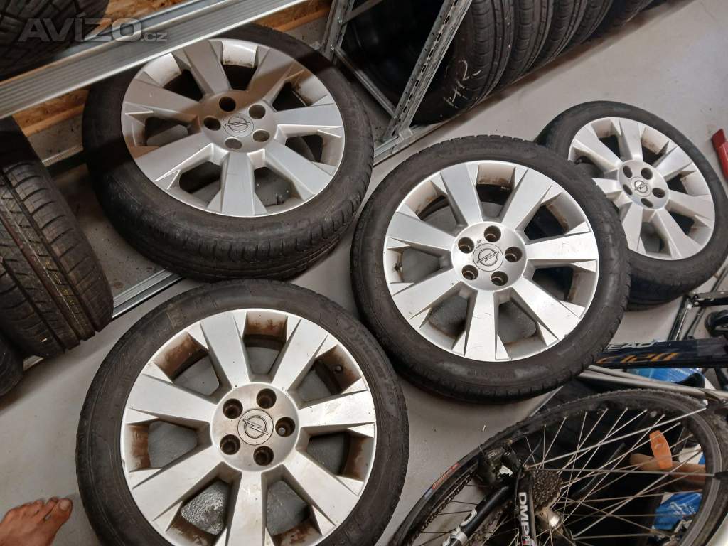 Alu originaly Opel zafira atd..17ky 5x110 et 41 letni 225x45x17