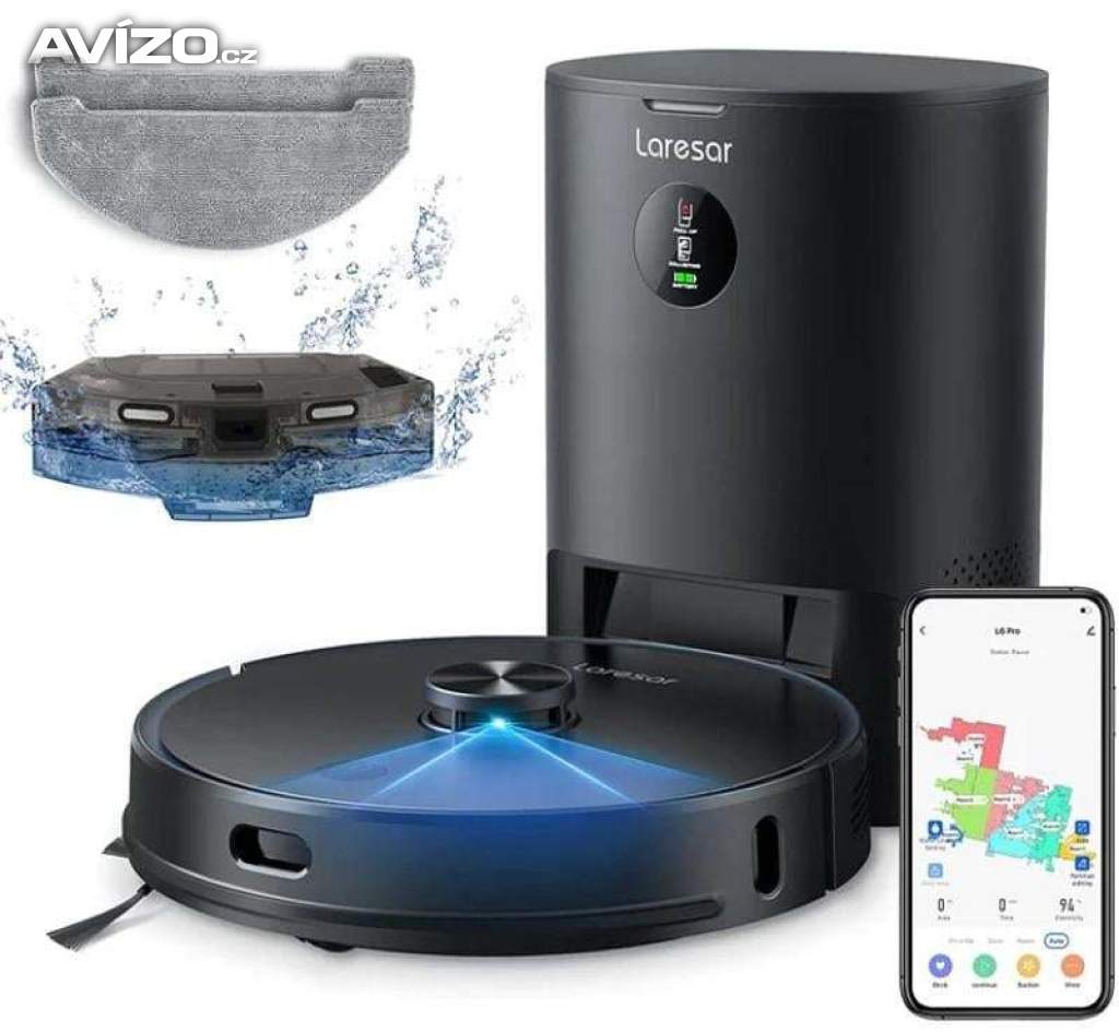 UKLÍZECÍ ROBOT SE STANICÍ LARESAR L6 PRO