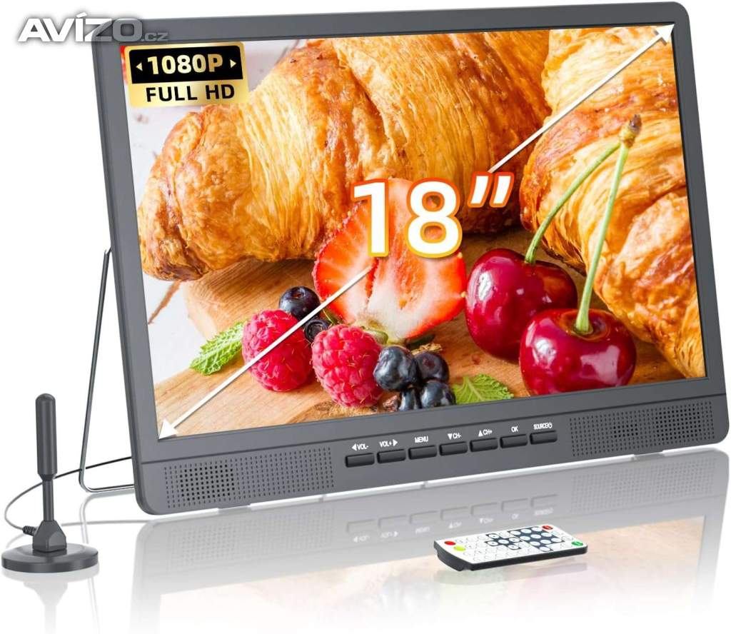 DESOBRY 18 1080p HDTV přenosná TV