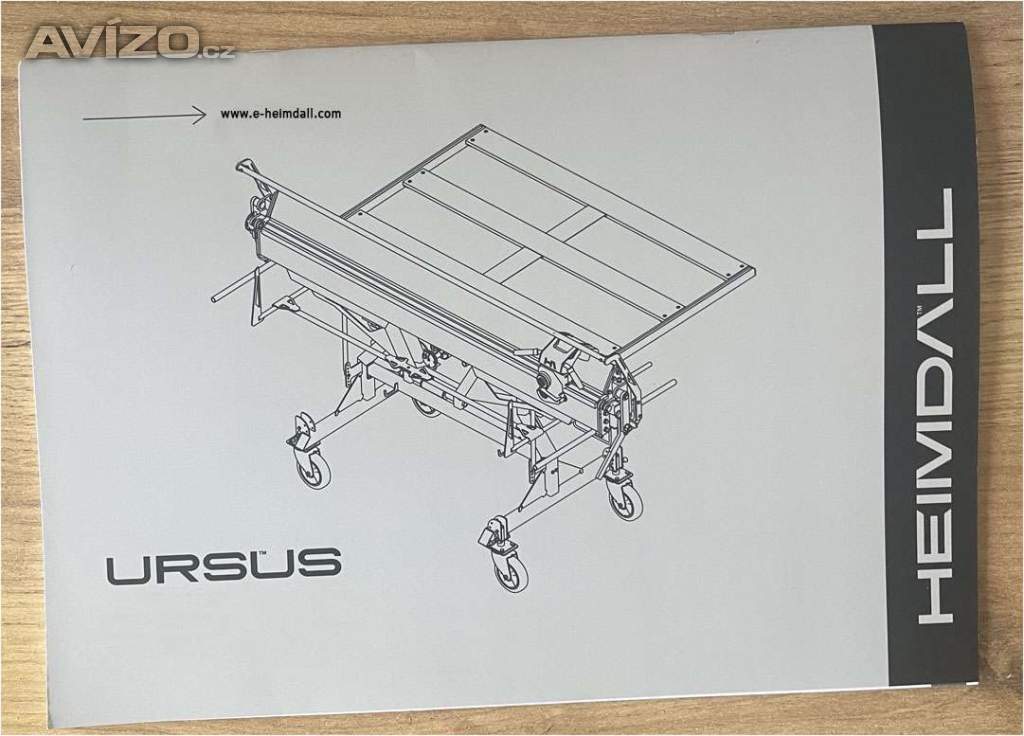 Foto inzerátu Ohýbačka plechu URSUS - 2300mm/1,2mm