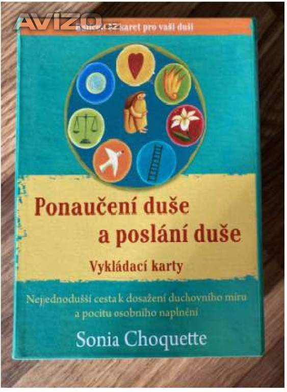 Koupím knihu/ vykládací karty Ponaučení duše a poslání duše - Sonia Choquette
