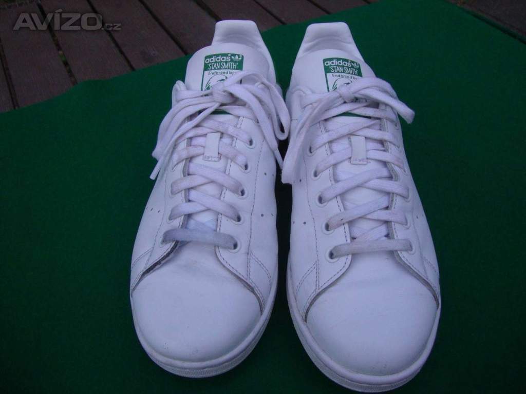 Boty tenisky Adidas bílé STAN SMITH bílé vel.44 pěkný stav