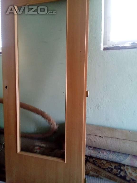 Prodám nové interériové prosklené dveře levé