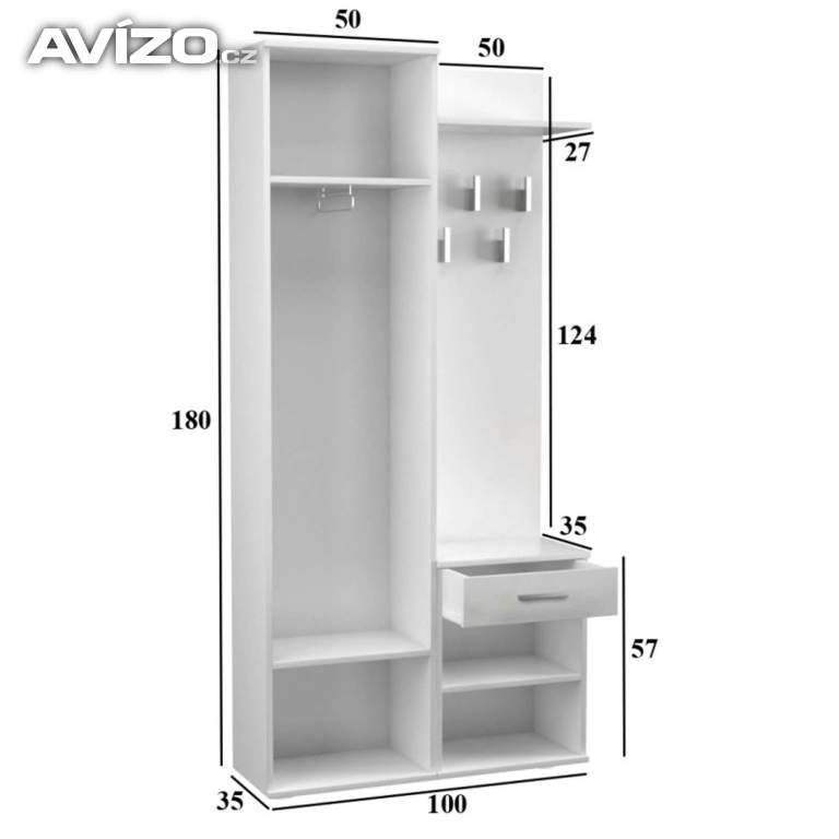 Předsíňová stěna DUO 