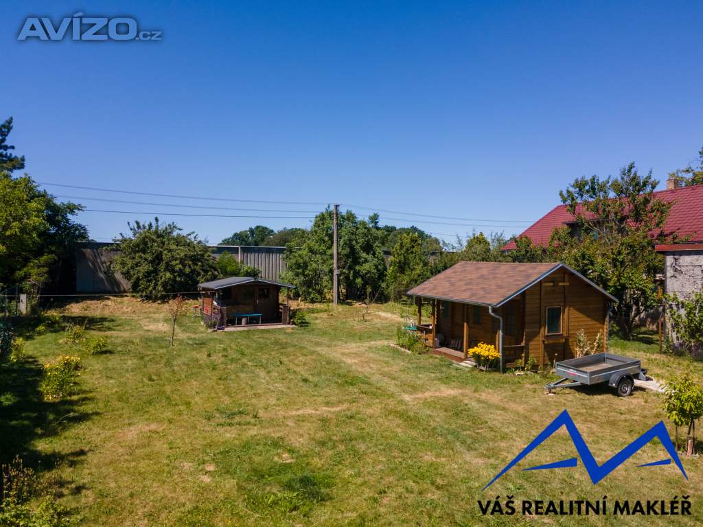 Pronájem, zahrada 1145 m2 s chatou, Ostrava - Nová Bělá