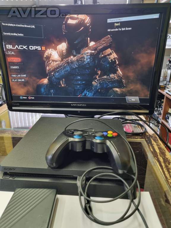 Playstation 4 slim, 1Tb + externí pevný disk Wd 4Tb