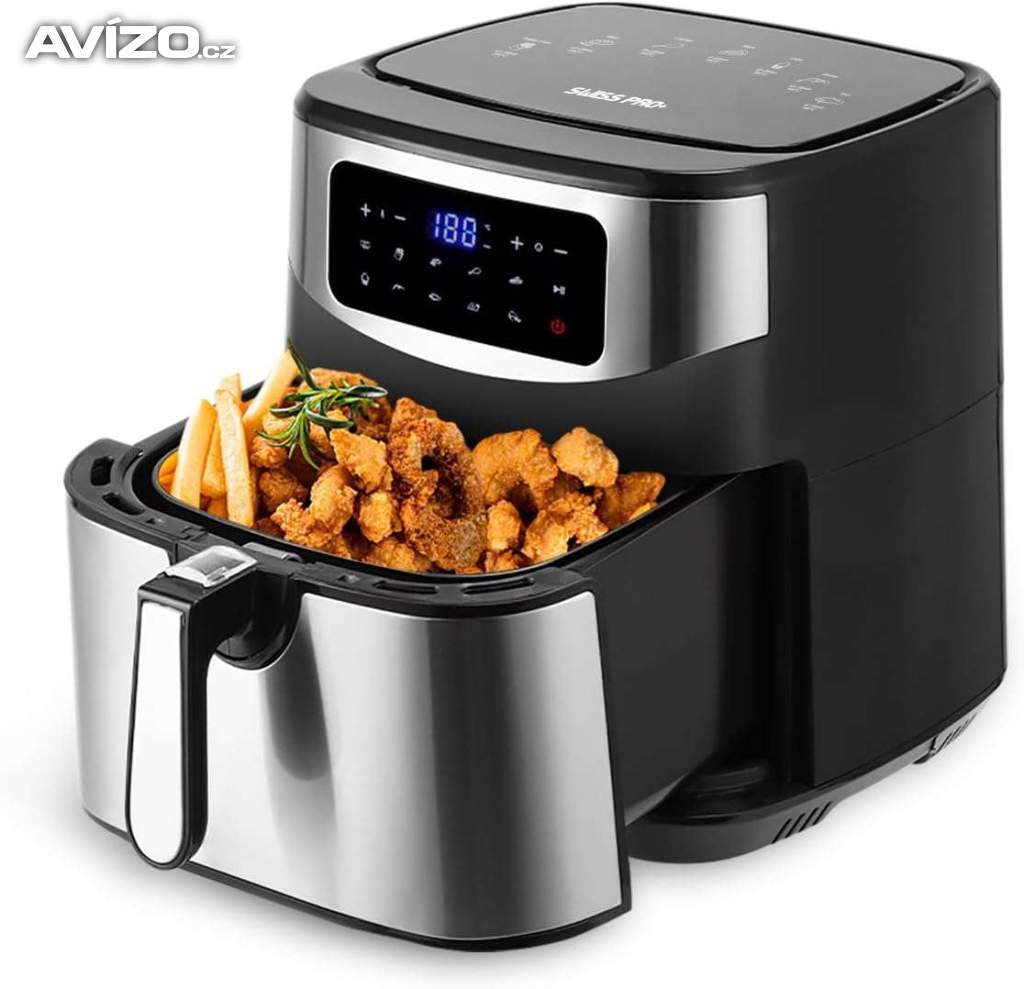 Swiss Pro+ Horkovzdušná fritéza Digitální fritéza