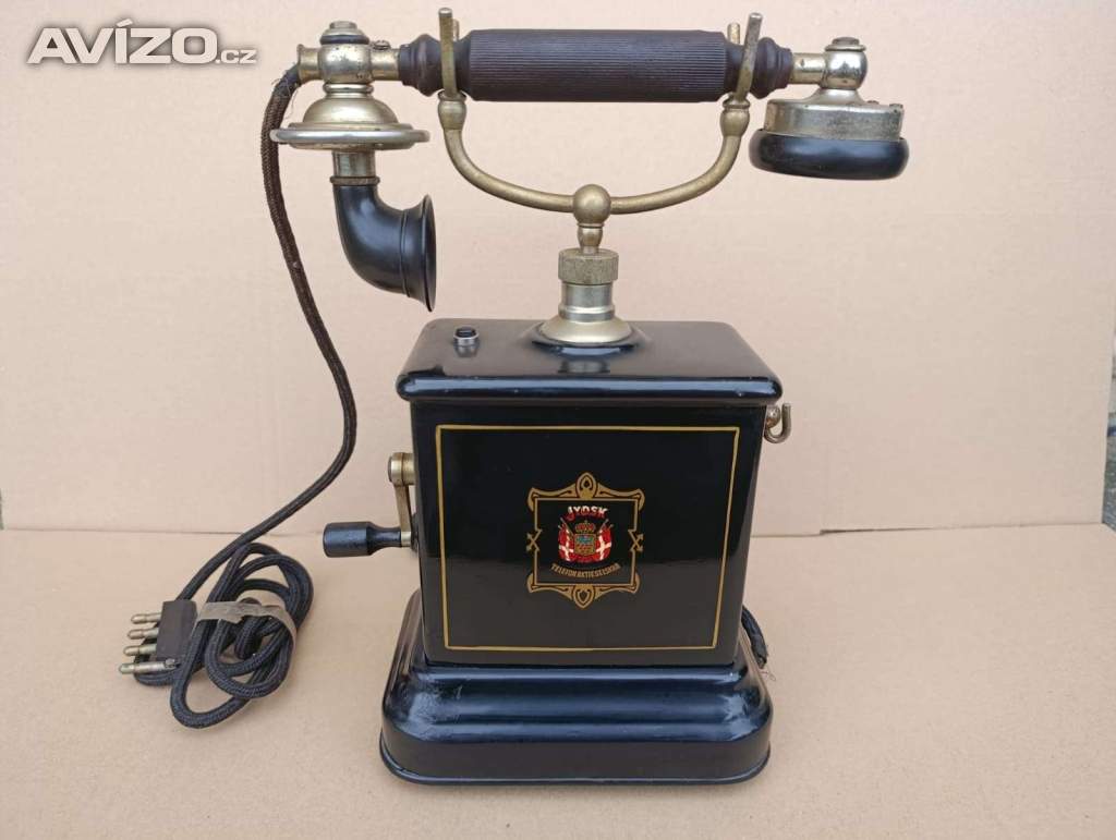 Foto inzerátu Krásný velmi starý dánský telefon JYDSK