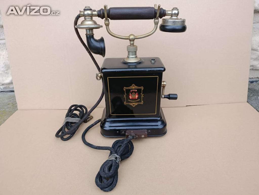 Foto inzerátu Krásný velmi starý dánský telefon JYDSK