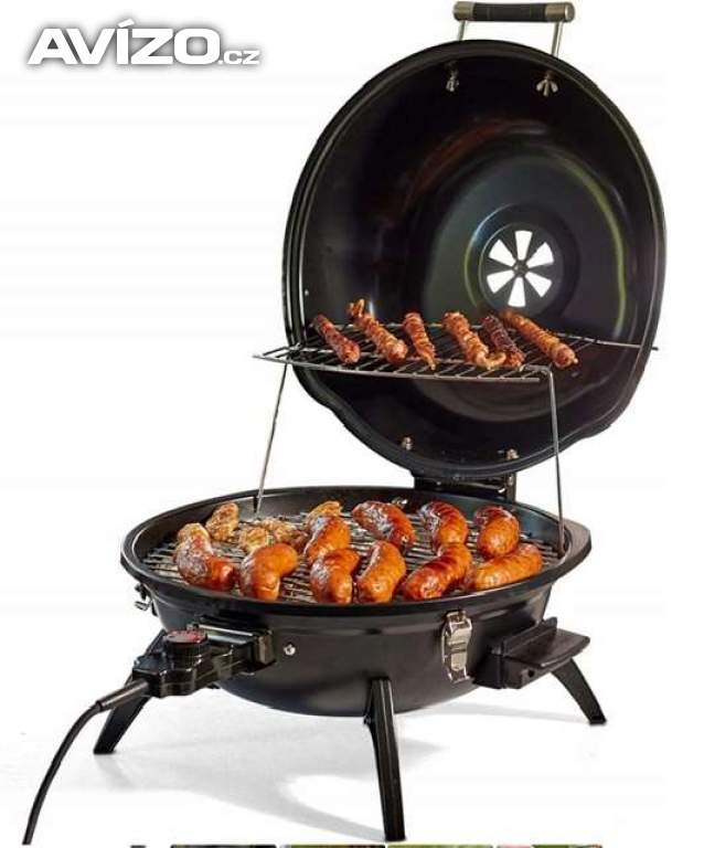 Nový ELEKTRICKÝ ZAHRADNÍ GRIL CUSIMAX 1600W 