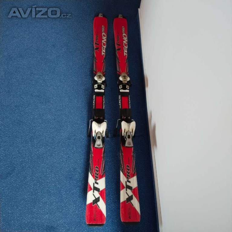 Prodám lyže Tecno Pro XT PRO  + vázání Tecno,  140cm