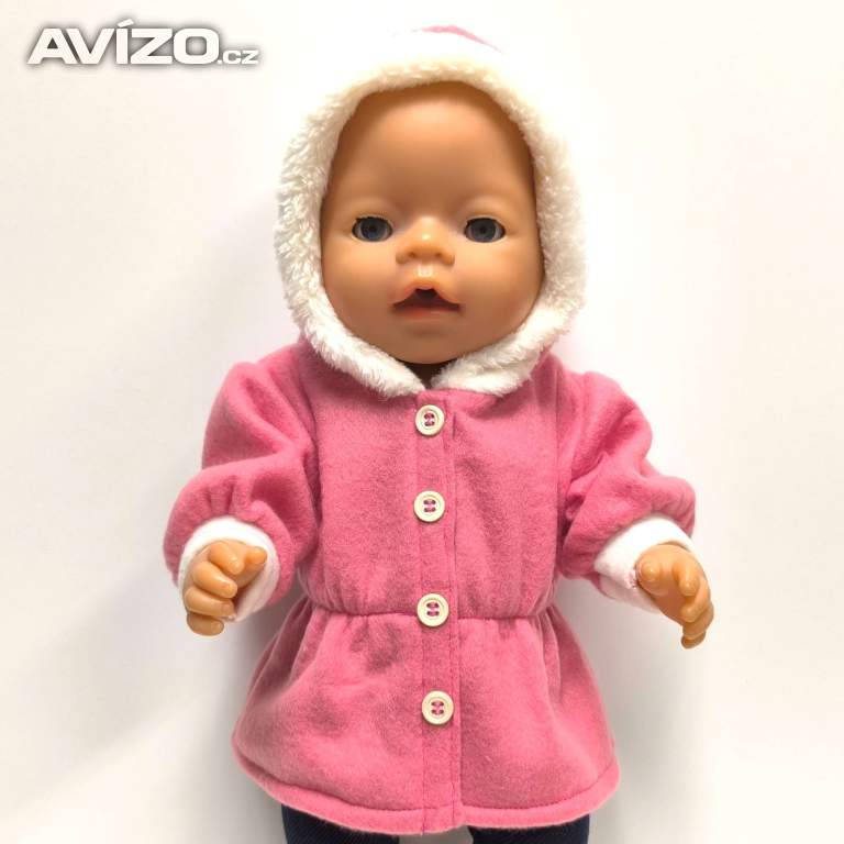 NOVÁ BUNDA NA PANENKY 40 AŽ 43 BABY BORN