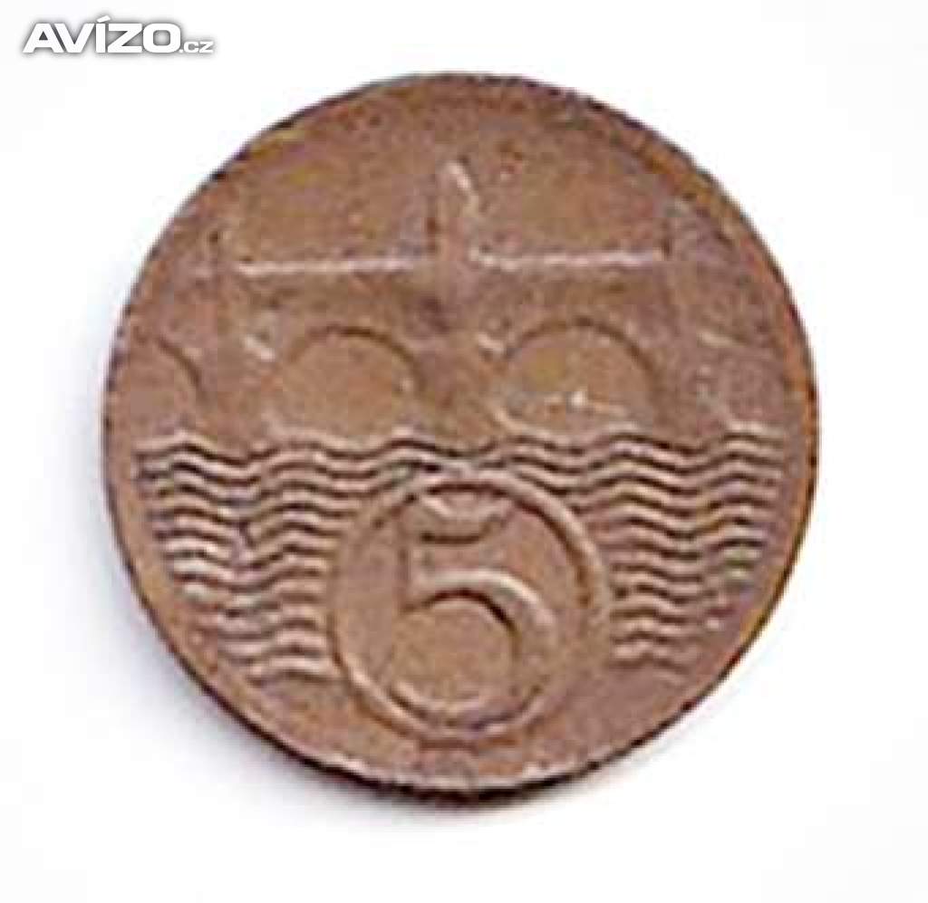 5 haléř ČSR  1927