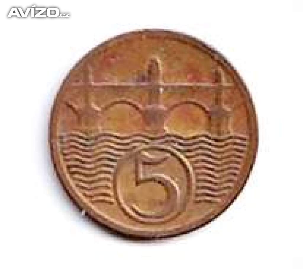 5 haléř ČSR  1929	