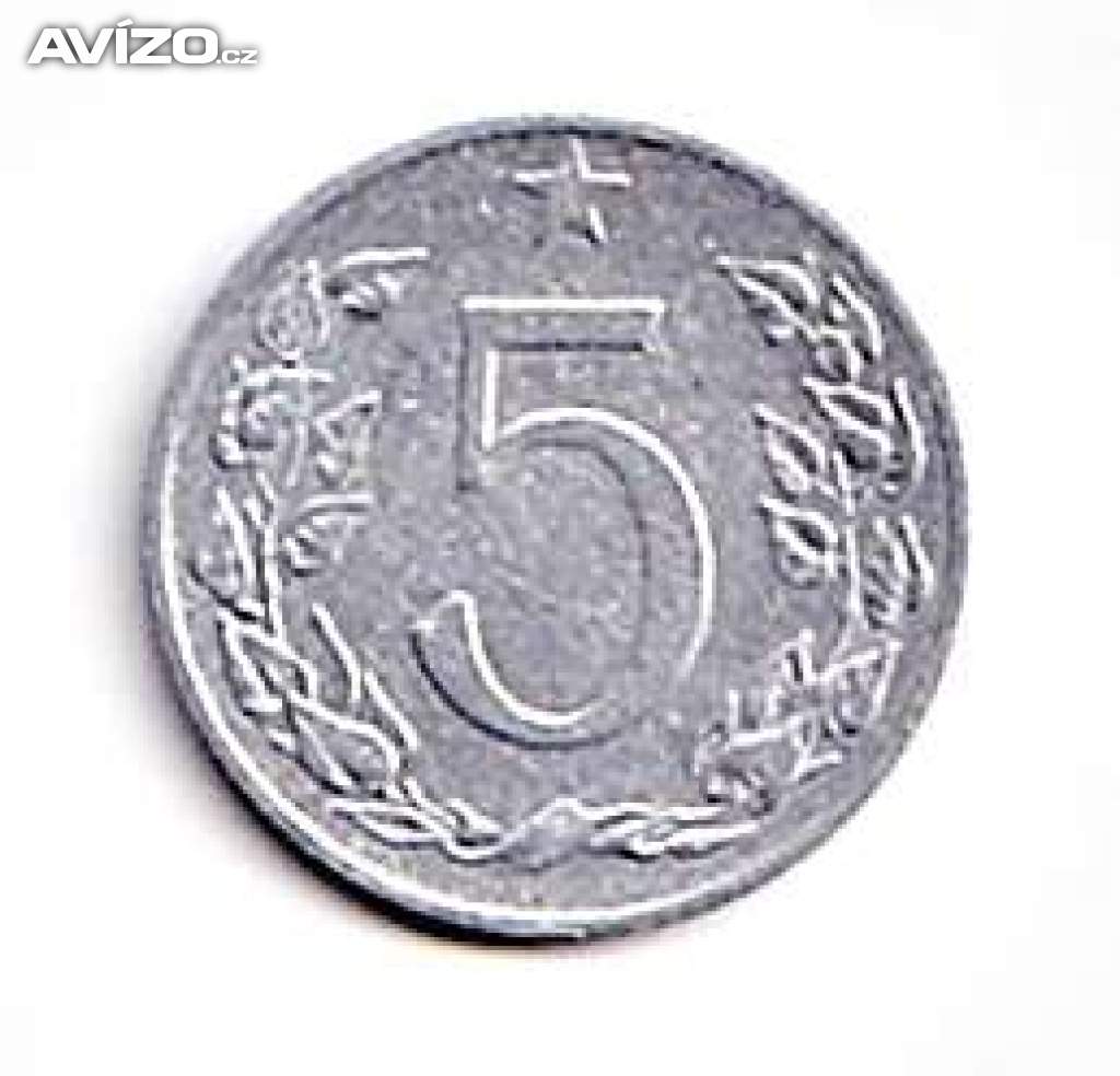 5 haléř ČSR  1953