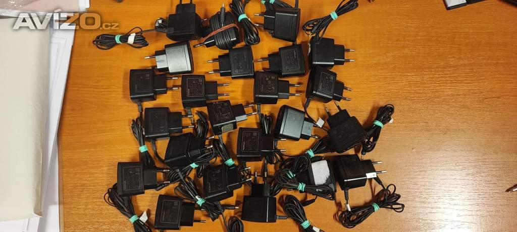 NOKIA AC-3E, 4E, 5E, 8E a 11E - nabíječky s konektorem 2,0mm