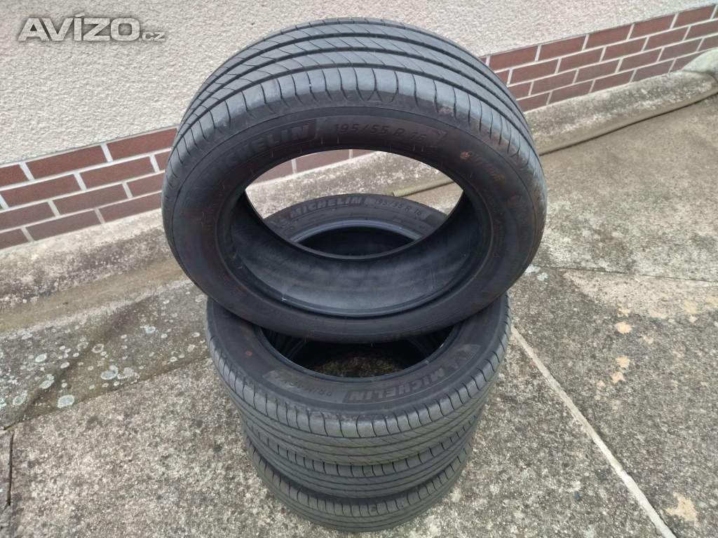 Prodám levně 4ks letní pneu Michelin Primacy 4 - 195/55 R16 87H