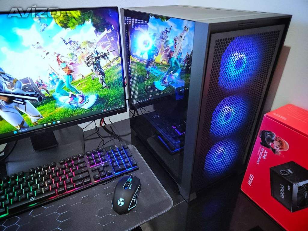 🔥 Herní PC Core i7 | RX 580 | 16GB RAM | 1TB SSD | ARGB | WiFi+BT