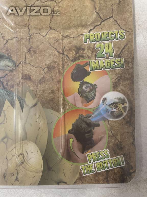 Foto inzerátu Nové hodinky Dinosaurus s projekcí.