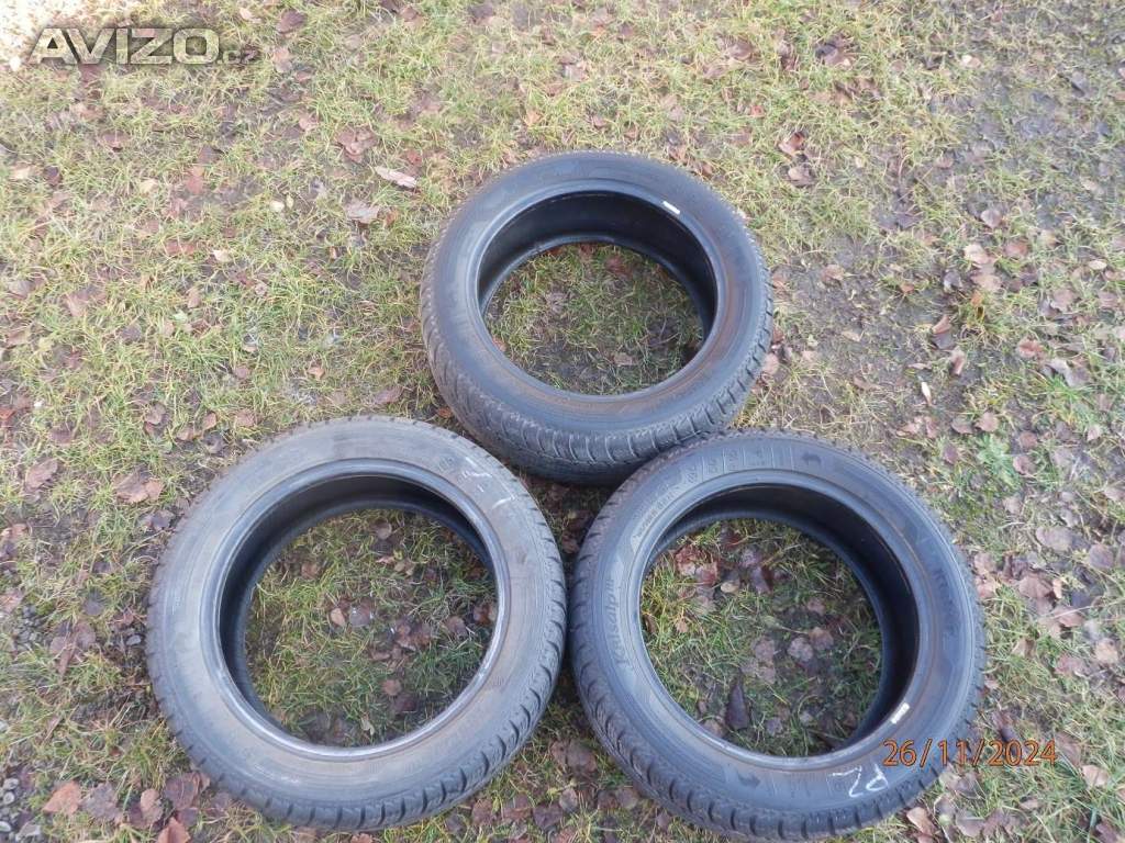 3xZimní gumy KLEBER 195/50 R15 3x5,3MM  500kč všechny.