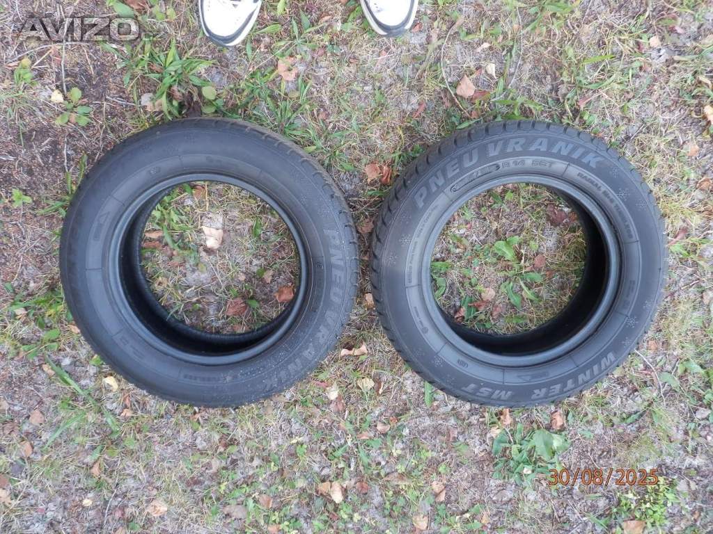 2x Zimní gumy PNEU VRANIK 195/60 R14  2x 7,3MM