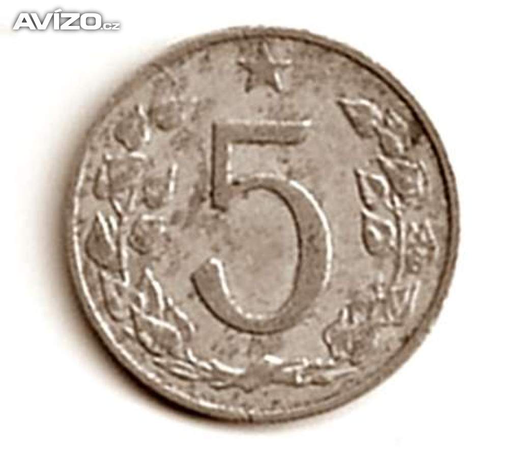 5 haléř ČSR  1962