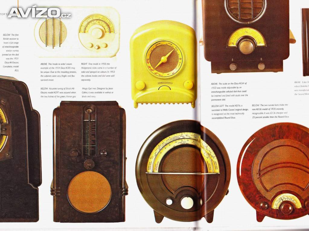 Kniha Bakelite Radios (Bakelitová rádia), Orange Books - Sběratelská edice