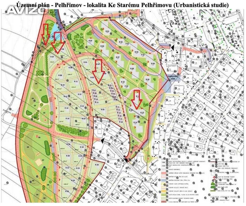 Pozemky Pelhřimov - 4 986 m2