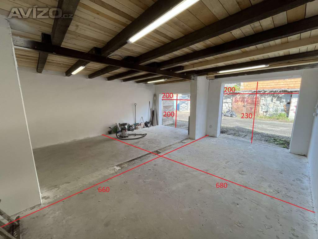 Pronájem garáže dílny 46 m² – Ostrava, Mariánské Hory