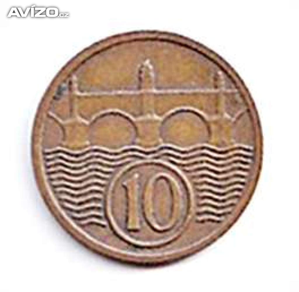 10 haléř ČSR  1922	