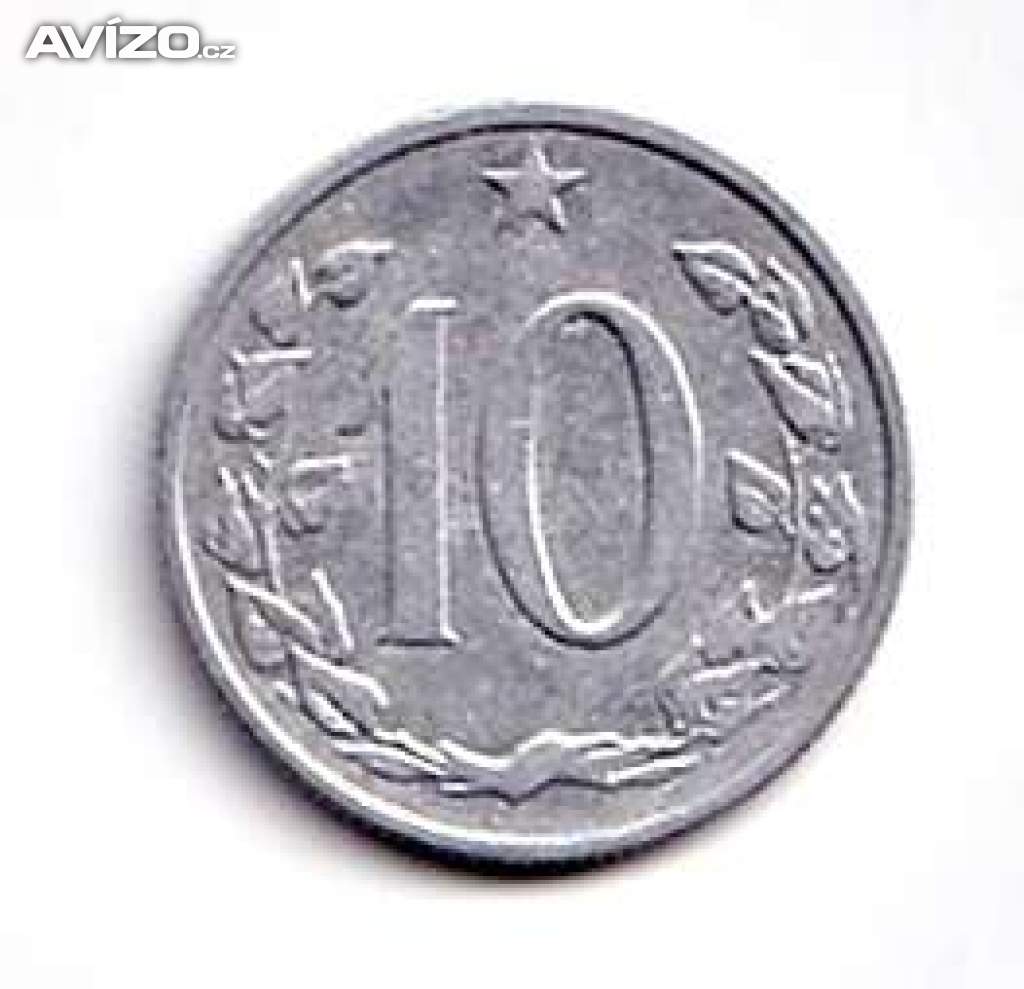 10 haléř ČSR  1963	