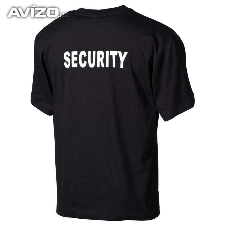 Tričko MFH Security - černé