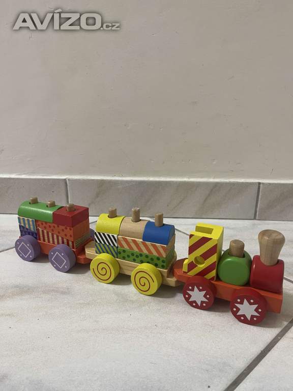 Foto inzerátu Dřevěný vláček Woody.