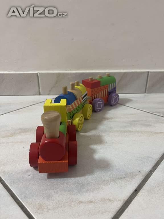 Foto inzerátu Dřevěný vláček Woody.