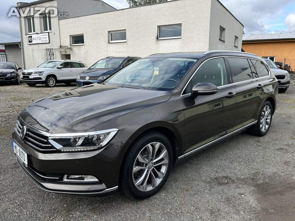 VW PASSAT B8 2.0TDI 110KW COMBI 111TKM HIGHLINE ČR DPH KŮŽE