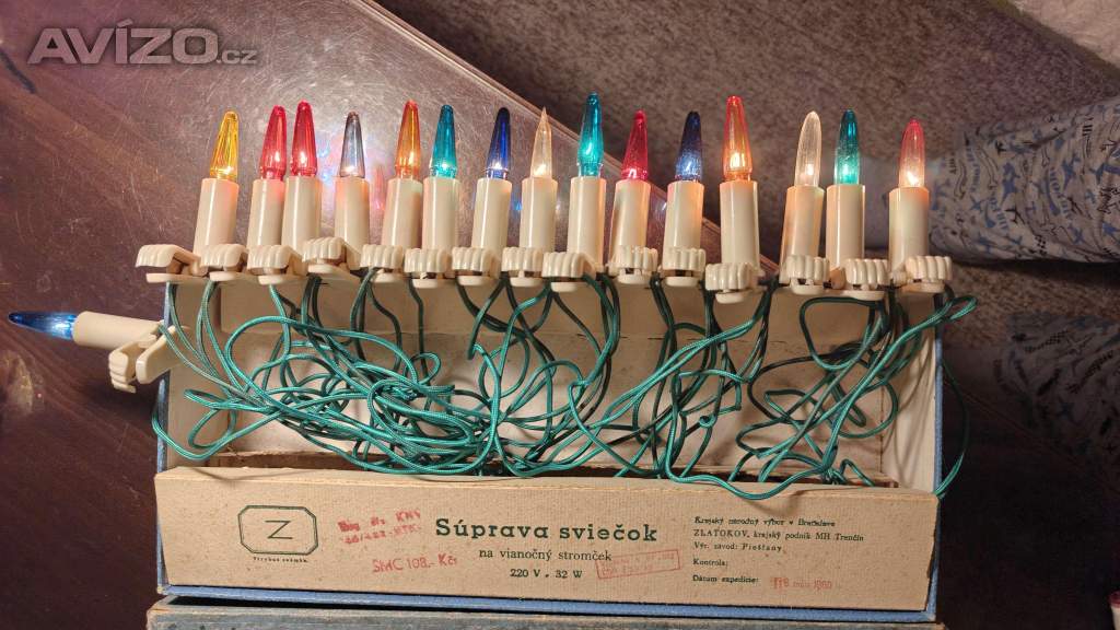 Foto inzerátu Vánoční světla retro 