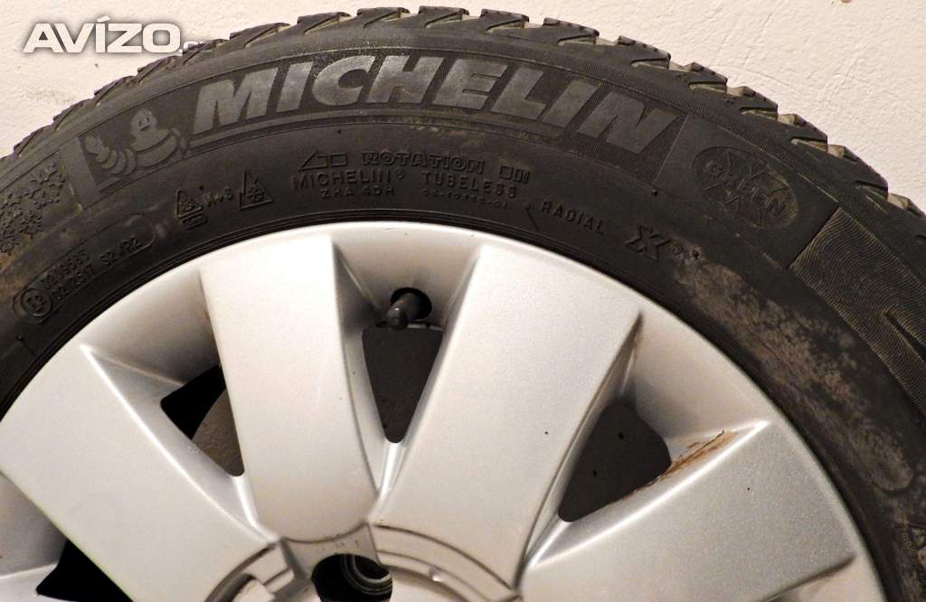 Foto inzerátu Zimní sada ALU 15 Michelin, 185/65 R15 / 6JX15, 4x108, 7 mm, CITROËN, Peugeot, Ford, Volvo
