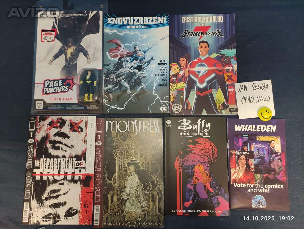 Balíček komiksu a sešitovek, DC, Cristiano Ronaldo