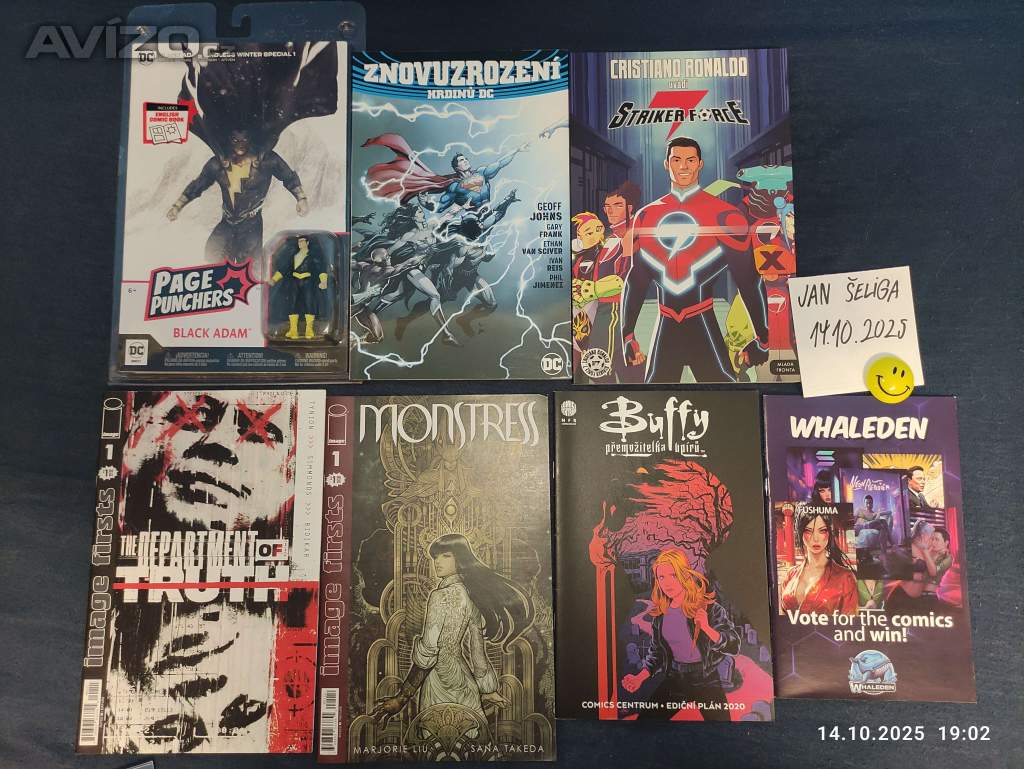 Foto inzerátu Balíček komiksu a sešitovek, DC, Cristiano Ronaldo