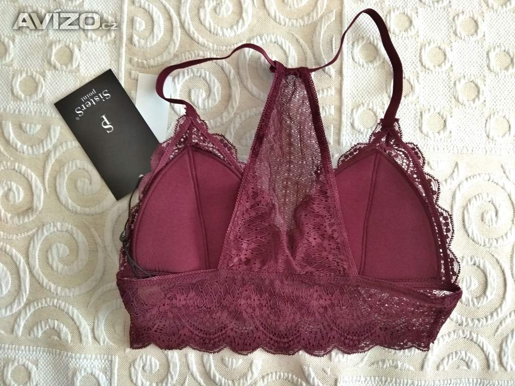 Foto inzerátu Vínově červená braletka Sisters Point - XS