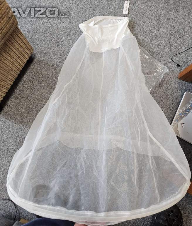 Bílá dámská spodnička Beautelicate vel. L