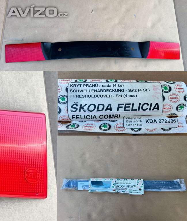 Odrazový panel HELLA,kryty prahů ŠKODA FELICIA